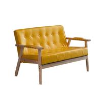 Sillón moderno de mediados de siglo con manillar tapizado, cómoda silla de esquina para sala de estar y dormitorio