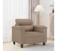 Sillón moderno de piel sintética con estructura de metal, cómodo para relajarse, leer y ver la televisión, duradero y resistente a las manchas, diseño elegante para sala de estar