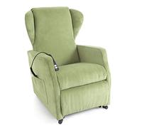 Sillón Ninfea elevable GORDON 22 gris XL relax y pies sin ruedas Art. PO300G-XL