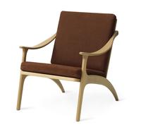 Sillón Nórdico Cálido con Respaldo Reclinable de Roble/nabuk Terracota