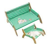 Sillón para Gatos,Relajante, Transpirable, Rayas, Ligera | Hamaca para el Descanso de - para Descansar, Dormir, apartamento, Varios Gatos, Exterior