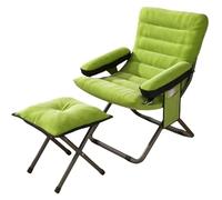 Sillón plegable con altura de asiento ajustable, silla Lar Sto Kets, moderna y cómoda para sala de estar, dormitorio, oficina, balcón, color verde, paquete de 3
