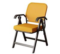 Sillón Plegable Moderno para Oficina, Ideal para el hogar, Sala de conferencias, Aula de formación, Lectura en Sala de Estar o balcón, Color Amarillo