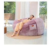 Sillón puf Gigante, Tumbona de Felpa, sillón puf con Almacenamiento, sofá puf, sillón puf Suave y Mullido, Funda de sofá Cama portátil para Sala de Estar, sin Relleno.