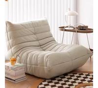 Sillón puff ergonómico, cómodo para sala de estar, dormitorio, oficina, dormitorio, salón