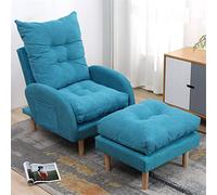 Sillón reclinable Ajustable con reposapiés, 3 Posiciones, para Sala de Estar y Dormitorio. Soporta hasta 150 kg. Solución de Asiento cómoda y Elegante.