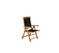 Sillón reclinable de exterior peter 57x68x104 marrón 104 cm