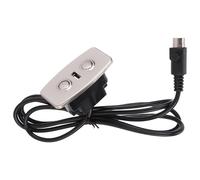 Sillón reclinable eléctrico Botón de reemplazo del sofá, reclinable eléctrico Motor de varilla de empuje Telescópico Controlador de línea de elevación Luz de fondo LED Toma USB, carga de teléfono móvi