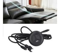 Sillón Reclinable Eléctrico Botón de Repuesto para sofá Interruptor de Control Manual Sillón Reclinable con Cable Control Remoto Eléctrico Interfaz del Controlador de la Sala de