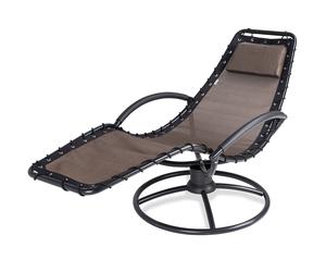 Sillón reclinable Eva marrón moca 191x77x 82cm ergonómico