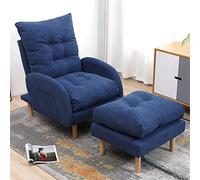 Sillón reclinable Moderno Ajustable con reposapiés, 3 Posiciones de Confort para Sala de Estar y Dormitorio, soporta hasta 150 kg. Diseño Elegante y ergonómico.