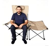 Sillón Reclinable Plegable para Exterior - Silla De Descanso Reclinable Portátil | Chaise Lounge Estable con Soporte de Carga y Confort para Balcón, Bronceado, Piscina, Camping, Césped y Jardín