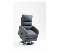 Sillón relax eléctrico confort, elevable reclinable, levanta personas, tela poliester 100% (gris)