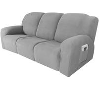 Sillon Relax Reclinable Electrico 4/6/8/10 Piezas Funda Sofa Relax 1 2 3 4 Plazas Funda para Sillón Reclinable Espesar con Elástico - Gatos Perros Protector para Sofá ( Color : #3 , Size : 3 Seater(8