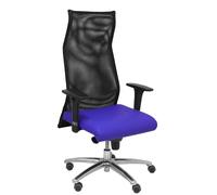 Sillon Sahuco similpiel azul