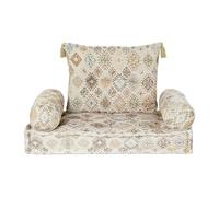 SILLON SET 4 ALGODON 90X50X55 DESGASTADO BEIGE
