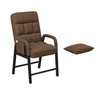 Sillón, silla de sofá, silla de acento ajustable, tapizada de tela con marco de acero con bolsillos laterales, respaldos altos, cómoda silla de ocio individual para sala de estar y oficina