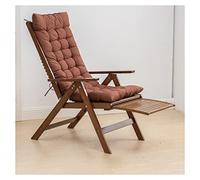 Sillón, sillón de sala de estar, silla con respaldo de ala, reposabrazos de madera ajustable de 6 posiciones, silla decorativa moderna acolchada de mediados de siglo con reposapiés (color: amarillo