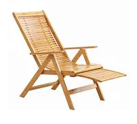 Sillón, sillón de sala de estar, silla con respaldo de ala, reposabrazos de madera ajustable de 6 posiciones, silla decorativa moderna acolchada de mediados de siglo con reposapiés (color: amarillo