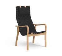 Sillón Sueco Primo Alto de Roble Aceitado/ Negro