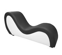 Sillon Tantra Sexual Cama Divan Sofa Parejas Adultos Sexo Posiciones Sexuales y Yoga. Blanco y Negro