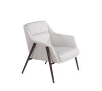 Sillón tapizado tela blanca modelo 5010 angel cerdá