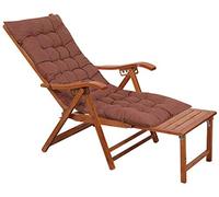 Sillones livianos sillones de jardín reclinables plegables silla solar tumbona cero silla de gravedad de bambú sillas de playa backrest sun cama reclinable con reposapiés ajustable max.200 kg