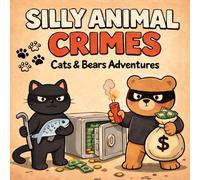 Silly Animal Crimes: Cats & Bears Adventures: A Cozy and Relaxing Coloring Book with Cute, Funny Trouble Scenes for Kids and Adults (Silly Crimes Coloring book)