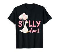 Silly Aunt Goose Family - Equipo de escuadrón de cumpleaños a juego Camiseta