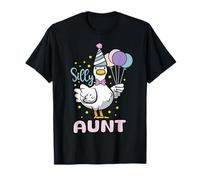 Silly Auntie Goose Sillyiest Birthday Party Family Matching Camiseta
