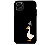 Silly Bird, Funny Cartoon Goose, Playful Animal Pun Carcasa para iPhone 11 Pro MAX