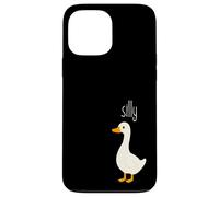 Silly Bird, Funny Cartoon Goose, Playful Animal Pun Carcasa para iPhone 13 Pro MAX