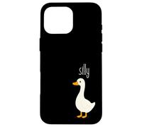 Silly Bird, Funny Cartoon Goose, Playful Animal Pun Carcasa para iPhone 16 Pro MAX