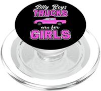 Silly Boys Trucks Are For Girls | Sassy Girls Pickup Truck PopSockets PopGrip para MagSafe