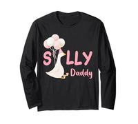 Silly Daddy Goose Family - Equipo de escuadrón de cumpleaños a Juego Manga Larga