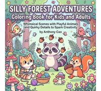 Silly Forest Adventures Coloring Book for Kids and Adults: Whimsical Scenes with Playful Animals and Quirky Details to Spark Creativity