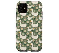 Silly Goose Bird Pattern Duck Animal Carcasa para iPhone 11