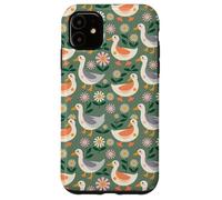 Silly Goose Bird Pattern Duck Animal Carcasa para iPhone 11