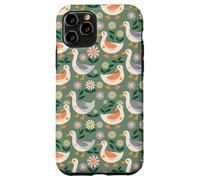 Silly Goose Bird Pattern Duck Animal Carcasa para iPhone 11 Pro