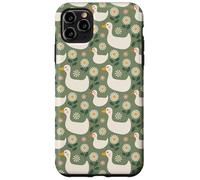 Silly Goose Bird Pattern Duck Animal Carcasa para iPhone 11 Pro MAX