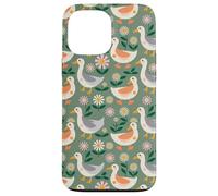 Silly Goose Bird Pattern Duck Animal Carcasa para iPhone 13 Pro MAX