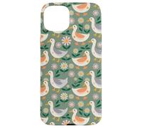 Silly Goose Bird Pattern Duck Animal Carcasa para iPhone 15 Plus