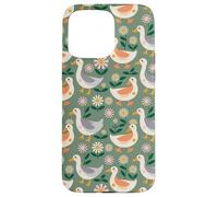 Silly Goose Bird Pattern Duck Animal Carcasa para iPhone 15 Pro MAX