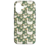 Silly Goose Bird Pattern Duck Animal Carcasa para iPhone 16