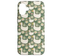 Silly Goose Bird Pattern Duck Animal Carcasa para iPhone 16 Plus
