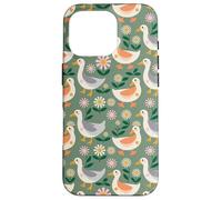 Silly Goose Bird Pattern Duck Animal Carcasa para iPhone 16 Pro