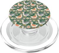 Silly Goose Bird Pattern Duck Animal PopSockets PopGrip para MagSafe