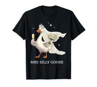 Silly Goose Bride Gettin' Loose Wedding Fun Camiseta