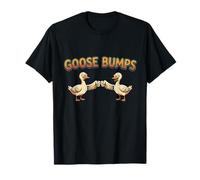 Silly Goose Bumps Funny Animal Juego de Palabras Humorístico Papá Chistes Retro Camiseta
