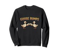 Silly Goose Bumps Funny Animal Juego de Palabras Humorístico Papá Chistes Retro Sudadera